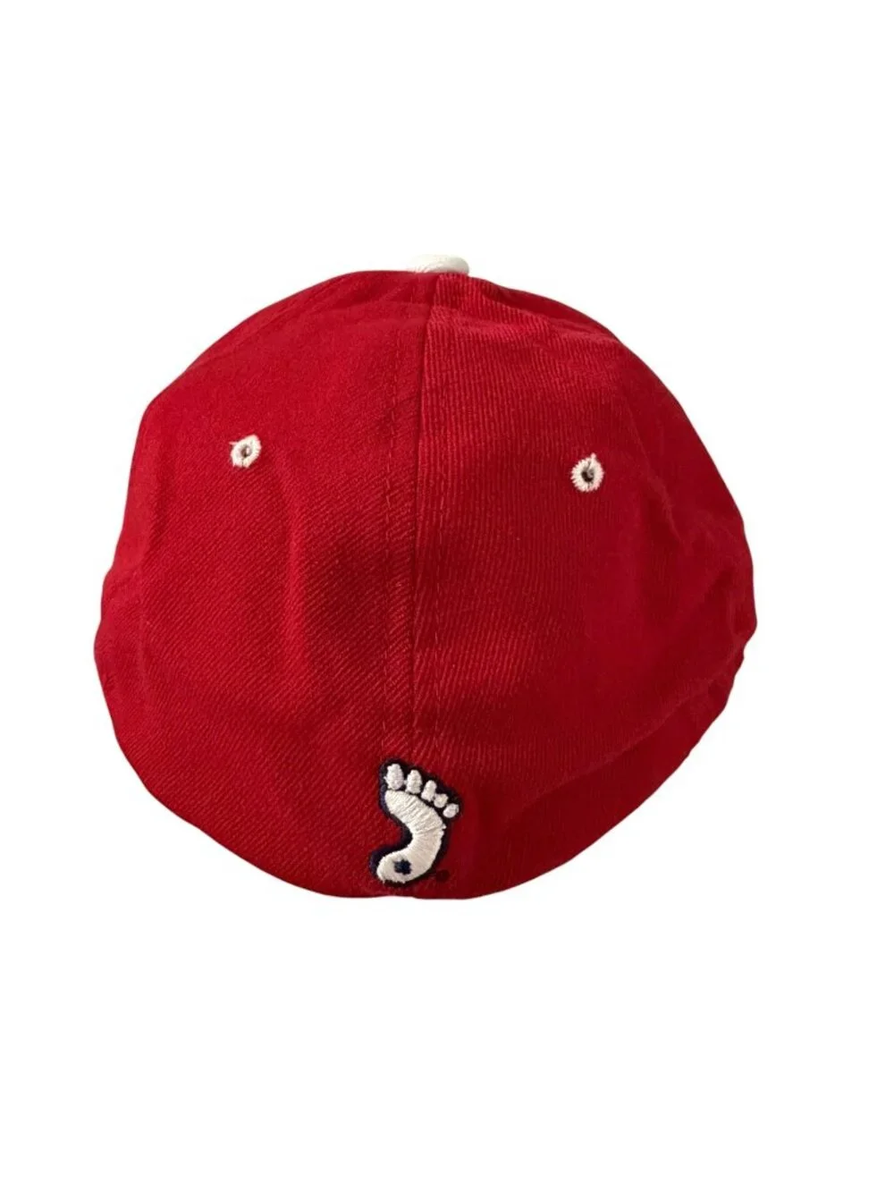 North Carolina Tar Heels Zephyr Fitted Baseball Cap Red White Embroidered NCAA A